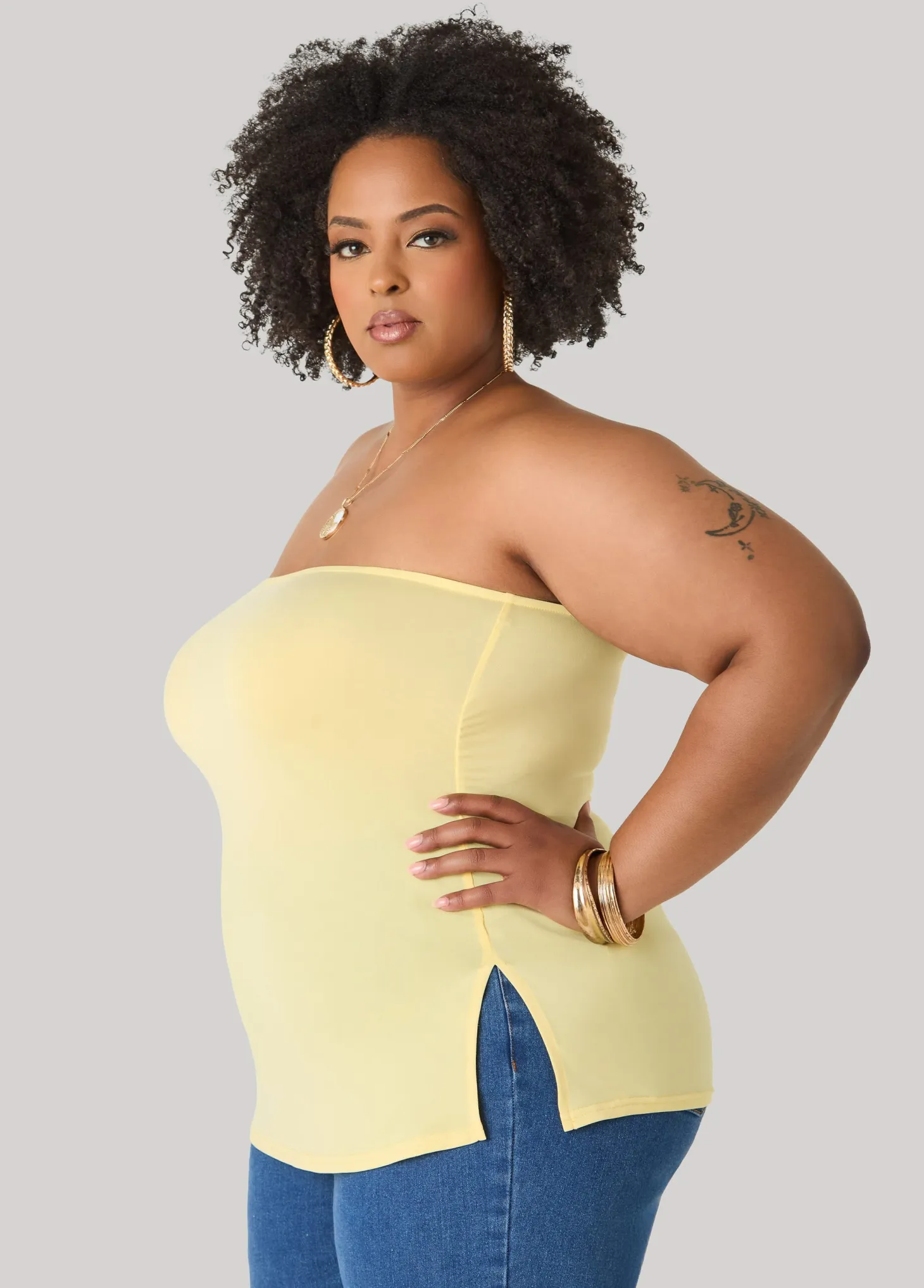Ruched Tube Top