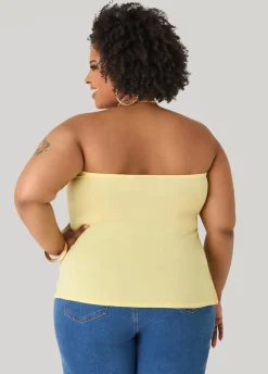 Ruched Tube Top