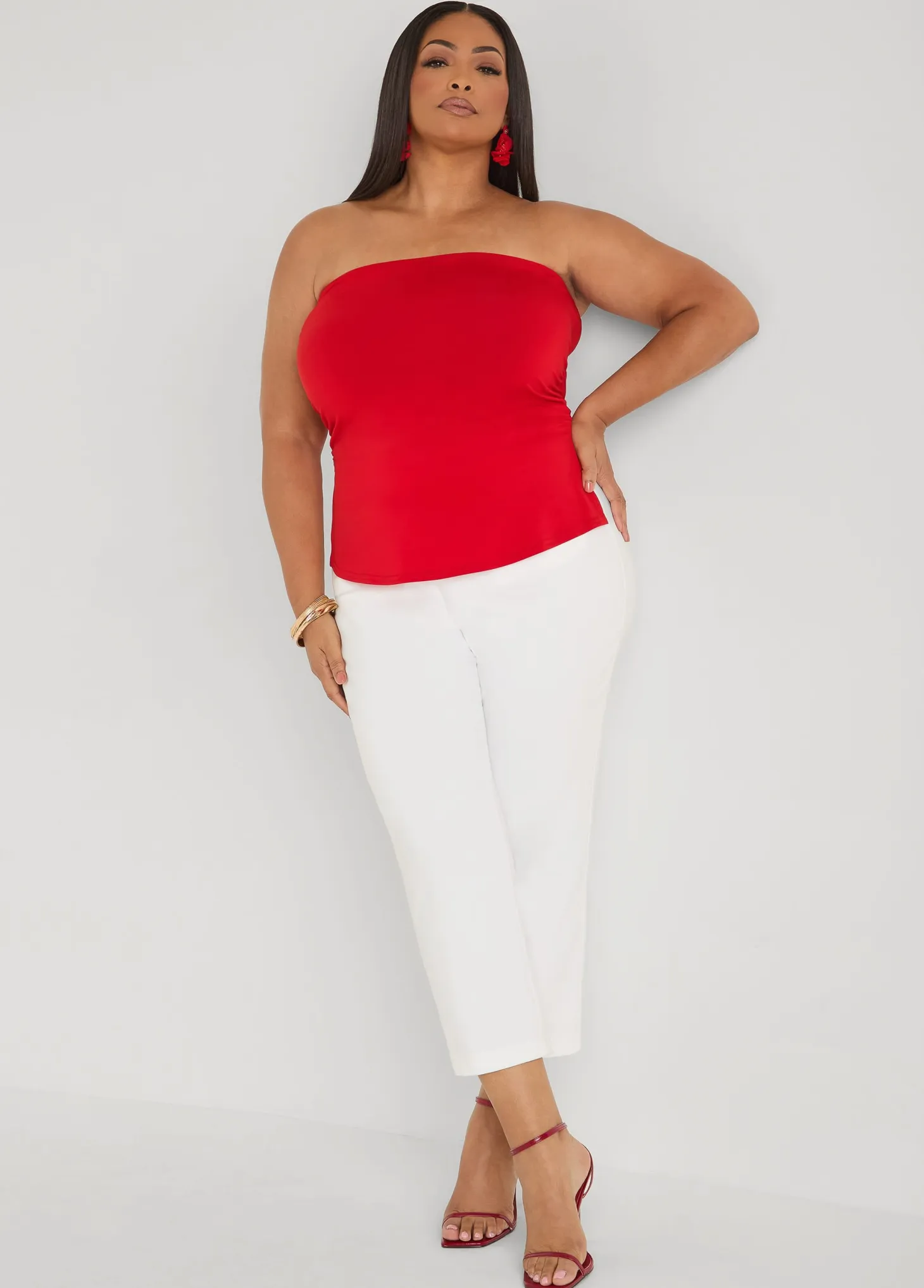 Ruched Tube Top