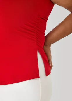 Ruched Tube Top