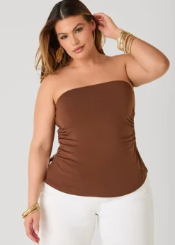 Ruched Tube Top