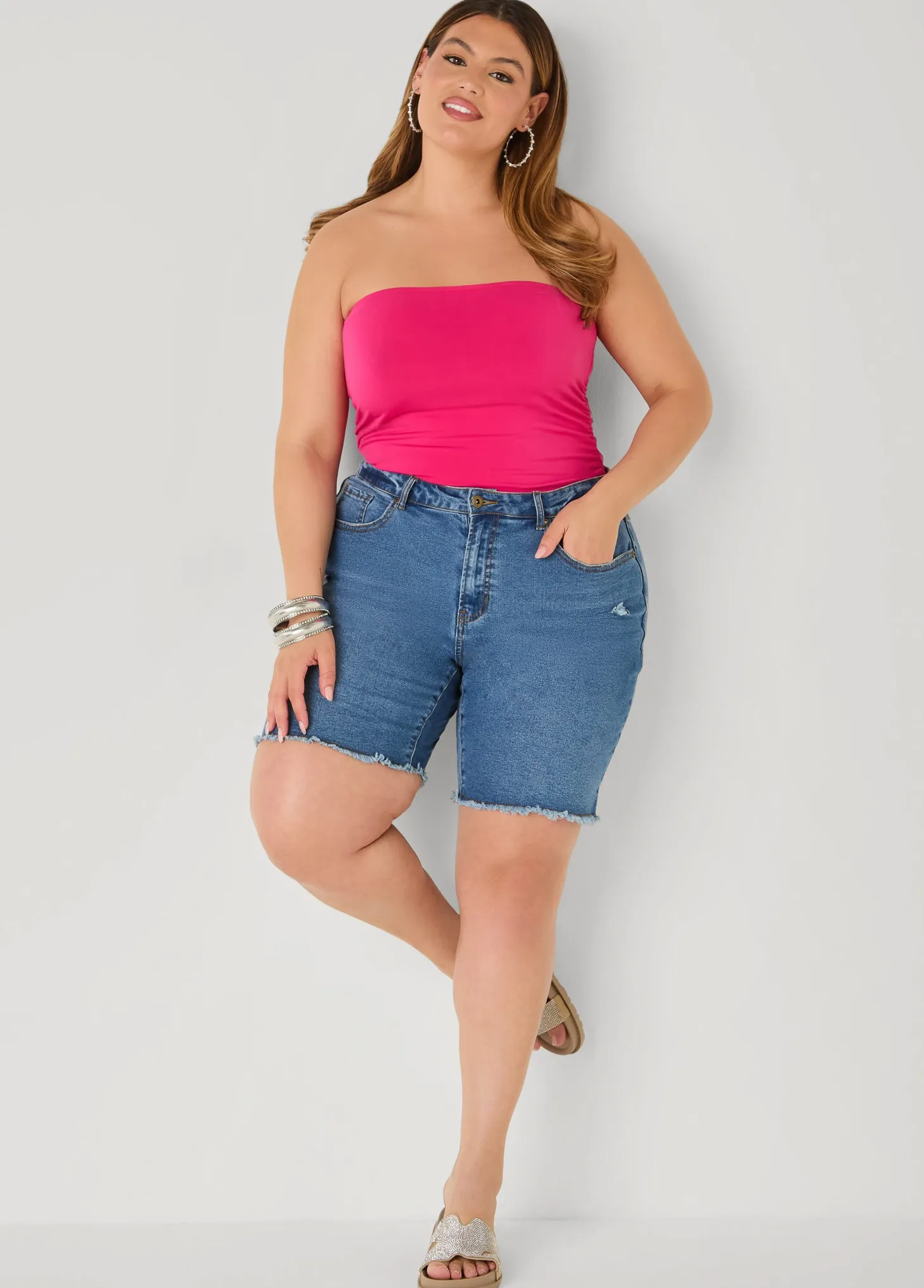 Ruched Tube Top