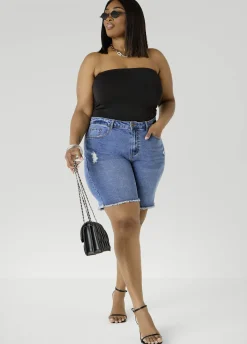 Ruched Tube Top