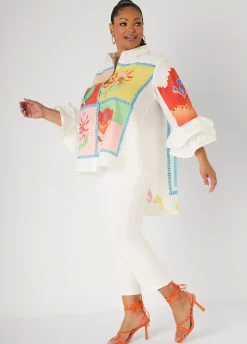 Ruffled Amore Hi Low Shirt
