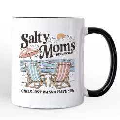 Salty Moms Beach Club Mug