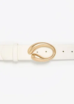Sculpted Buckled Waist Belt