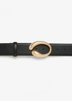 Sculpted Buckle Waist Belt