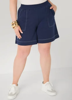 Seam Detailed Bermuda Shorts