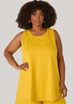 Seam Detailed Swing Top