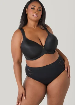 Seamless Cutout High Waist Briefs