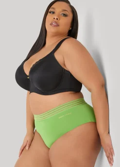 Sheer Waist Microfiber Brief