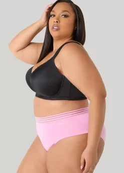 Sheer Waist Microfiber Brief