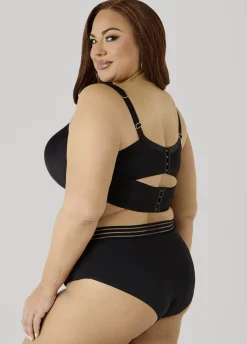 Sheer Waist Microfiber Briefs