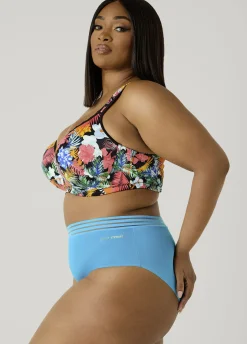 Sheer Waist Microfiber Briefs