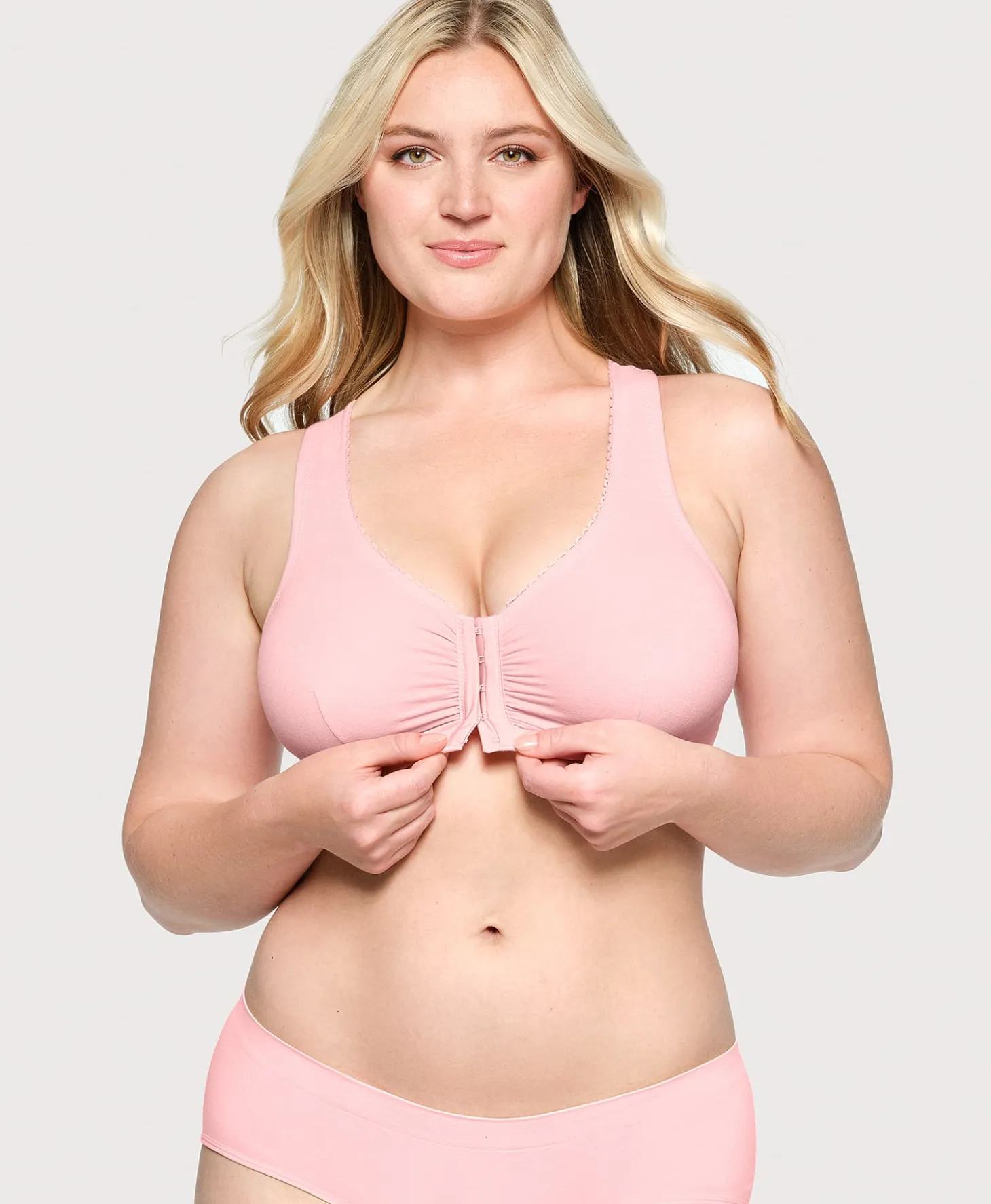 T Back Lace Panel Comfort Bra