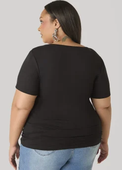 Teach Crystal Embellished Tee