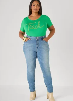 Teach Crystal Tee