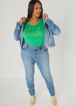 Teach Crystal Tee