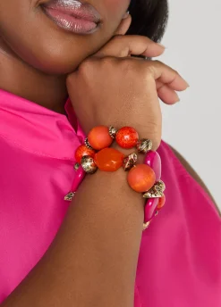 Textured Beaded Bracelets
