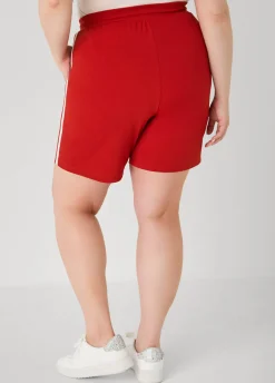 Textured Striped Shorts