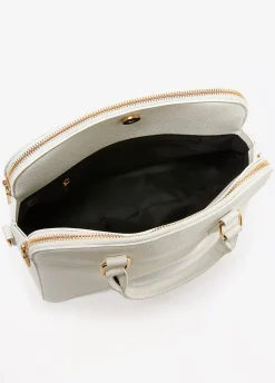 Textured Top Handle Satchel
