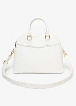 Textured Top Handle Satchel