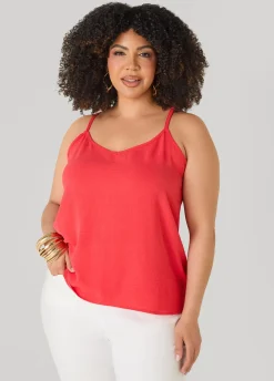 Textured V Neck Cami