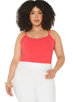 Textured V Neck Cami