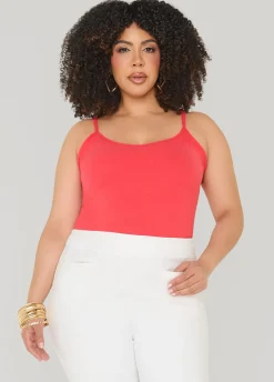 Textured V Neck Cami