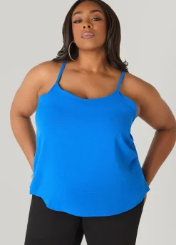 Textured V Neck Cami