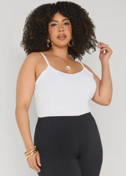 Textured V Neck Cami