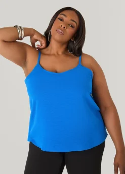 Textured V Neck Cami