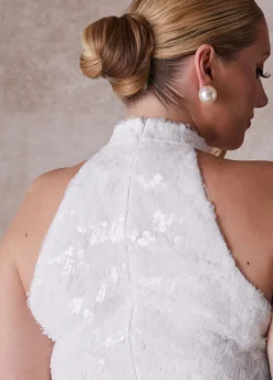 The Chloe Halter Wedding Gown