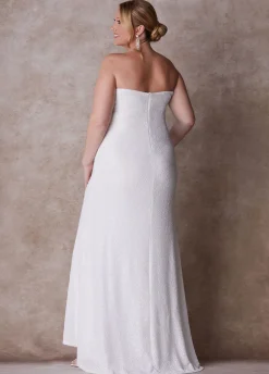 The Ella Strapless Wedding Gown