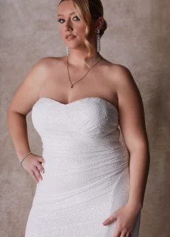 The Ella Strapless Wedding Gown