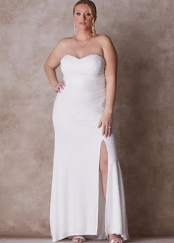 The Ella Strapless Wedding Gown