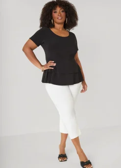 Tiered Peplum Top