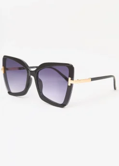 Tinted Square Frame Sunglasses
