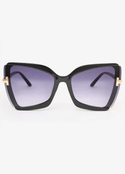 Tinted Square Frame Sunglasses