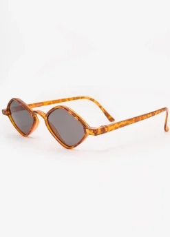 Tortoiseshell Diamond Sunglasses