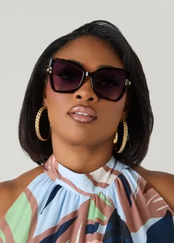 Tortoiseshell Square Sunglasses