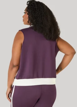 Two Tone Athletic Knit Vest