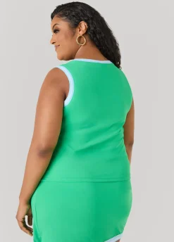 Two Tone Tennis Tank