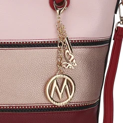 Vallie Colorblock Tote Bag Set